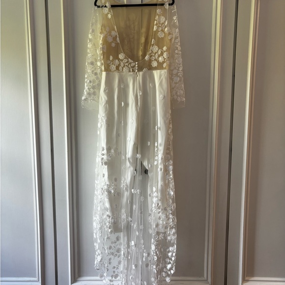 BRAND NEW Rime Arodaky Patsy lace-trimmed embroidered tulle and crepe jumpsuit!! - Picture 6 of 8
